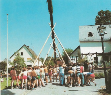 Kirmesbaumstellen 1988